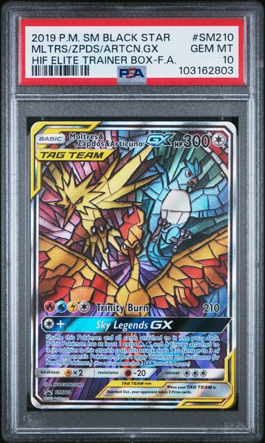 Purchase my Water Signed Energy Card and get a chance to win a PSA 10 Moltres,Zapdos,& Articuno GX Hidden Fates ETB Promo - 3 Spots Limit (+1 Gifted) per person