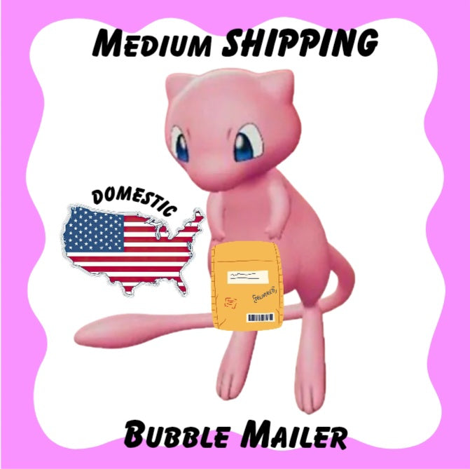 Medium Bubble Mailer Domestic Shipping