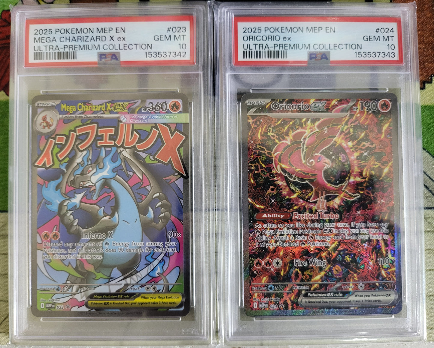 Purchase my Signed Electric Energy Card and get a chance to win Sequential PSA 10 Mega Charizard MAR Promo and PSA 10 Oricorio Promo - 10 Limit per person (Plus 1 Gifted Spot)