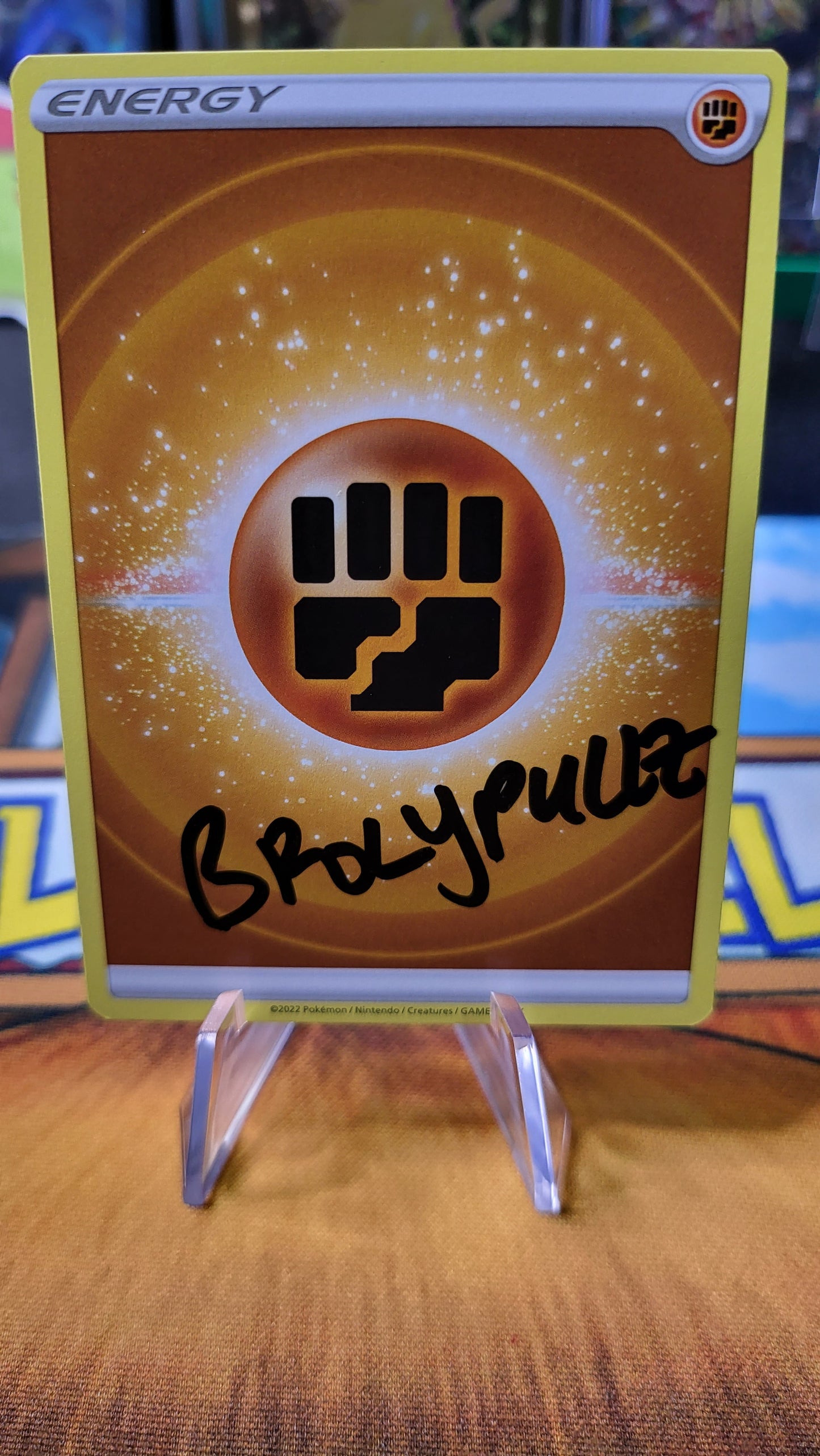 Purchase my Signed Fighting Energy Card and get a chance to win a Phantasmal Flames UPC - 4 Purchases Limit Per Person (+1 Gifted)