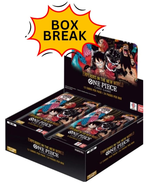 OP-09 English Box Break Open LIVE ("Risk it" Game Eligible)- 4 Packs Limit