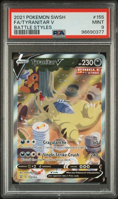 Purchase my Signed Energy Card and have a chance to win a PSA 9 Tyranitar V Alternate Art - 2 Purchases Max Limit Per Person (+1 Gifted)