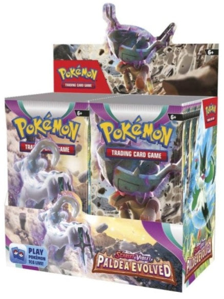 Paldea Evolved Booster Box ("Risk it" Game Eligible)