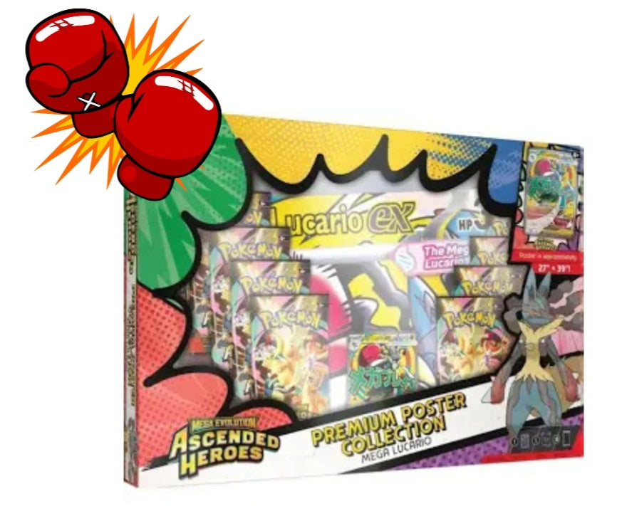 *Battle*Ascended Heroes Lucario Premium Collection Pack Battle - 1 Limit Per Person (Energy Bounty Eligible)