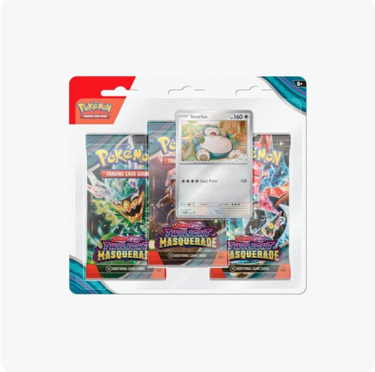 Twilight Masquerade 3-Packs Blister [Snorlax]