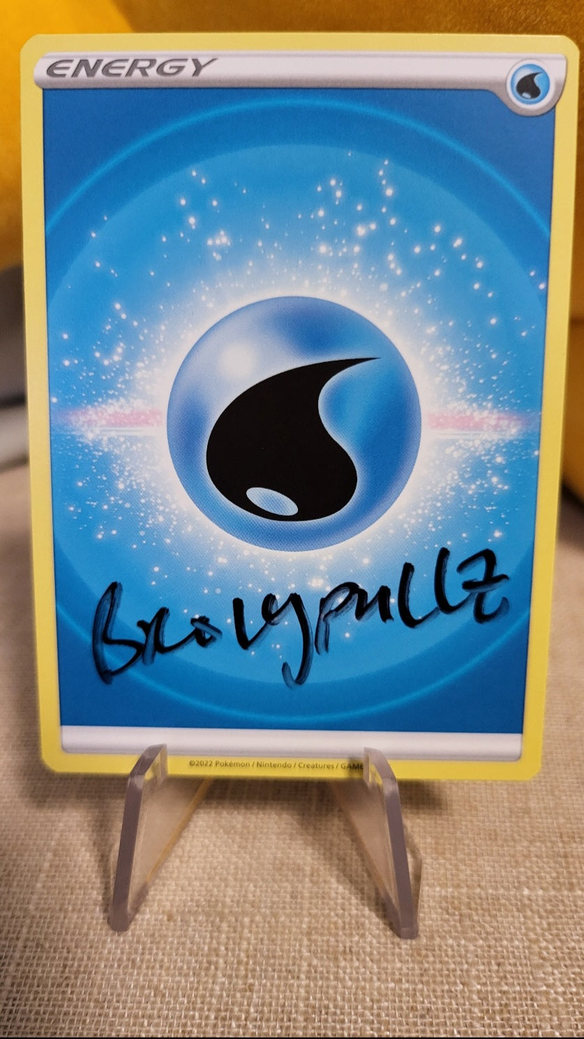 Purchase my Signed Water Energy Card and get a chance to win a Sealed 30th Celebration ETB - 3 Purchase per Person (Plus 1 Gifted Spot)