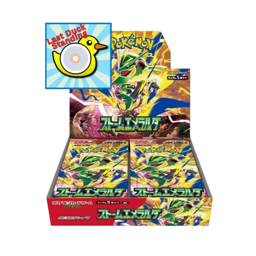 Chance to win Storm Emeralda (JPN) Booster Box - 3 Spots Limit - Last Duck Standing