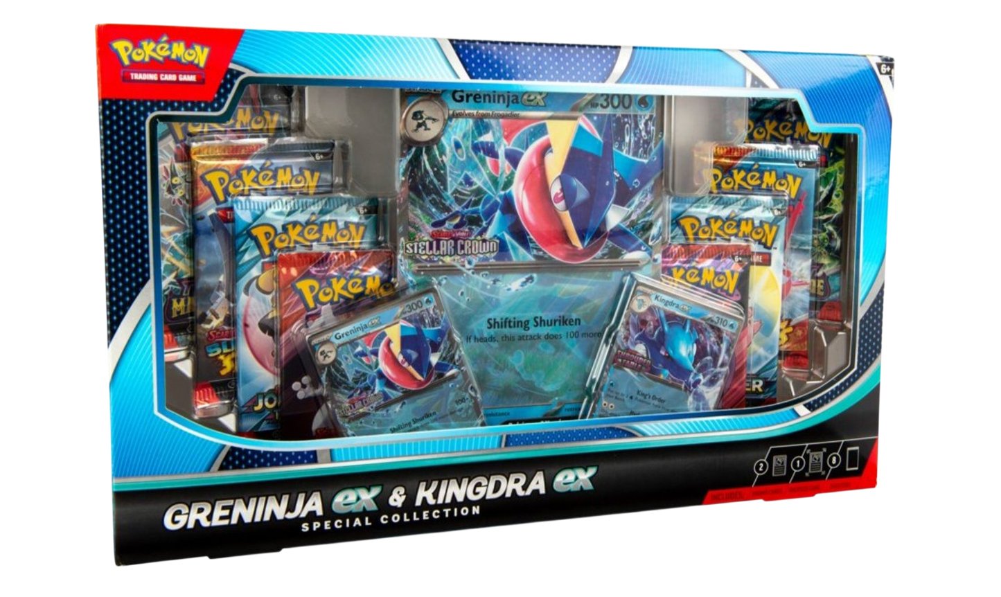 Greninja ex & Kingdra ex Premium Collection